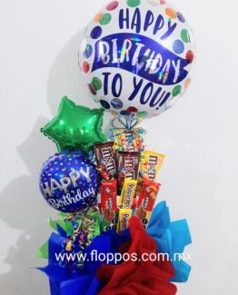 BASE 3 METALICOS CON DULCES HOMBRE