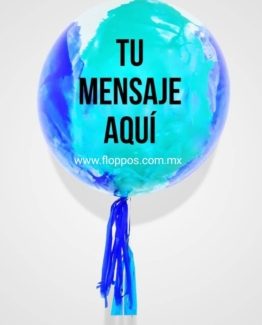 GLOBO BURBUJA AZUL