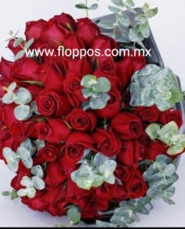 RAMO 100 ROSAS ROJAS
