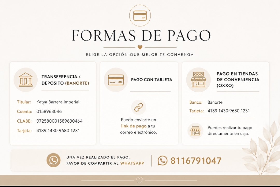 FORMAS DE PAGO